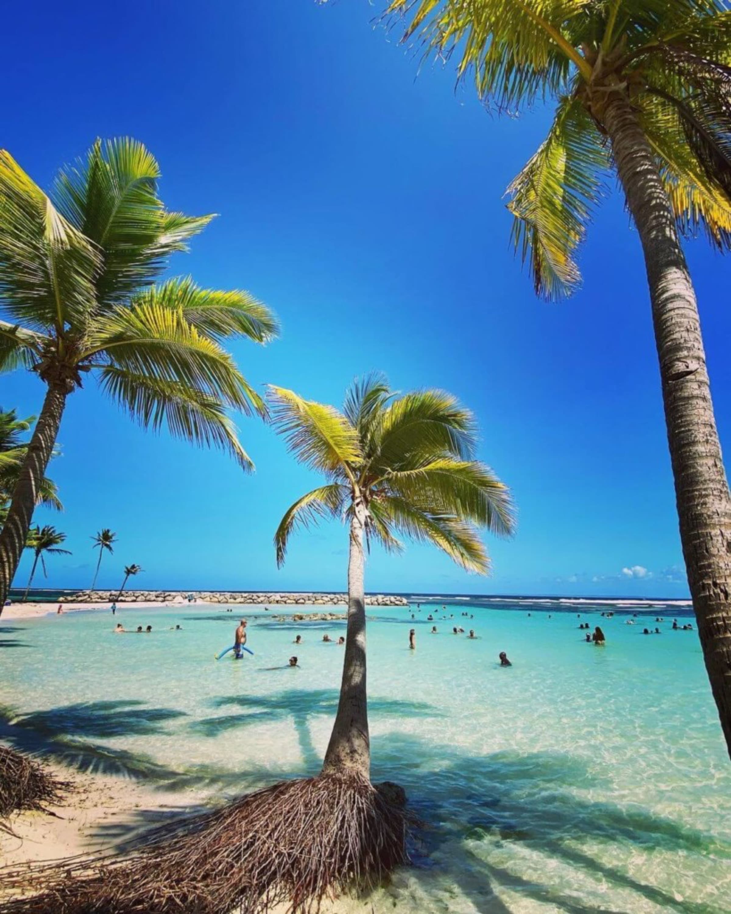 Plage du bourg de Sainte-Anne